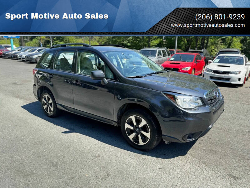 2017 Subaru Forester for sale at Sport Motive Auto Sales in Seattle WA
