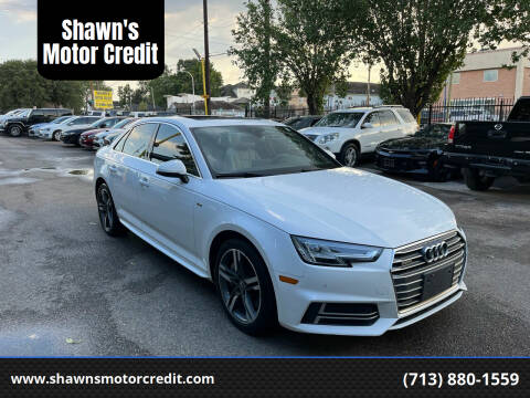 2017 Audi A4 for sale at Shawn's Motor Credit in Houston TX