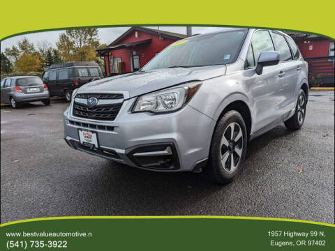 2017 Subaru Forester for sale at Best Value Automotive in Eugene OR