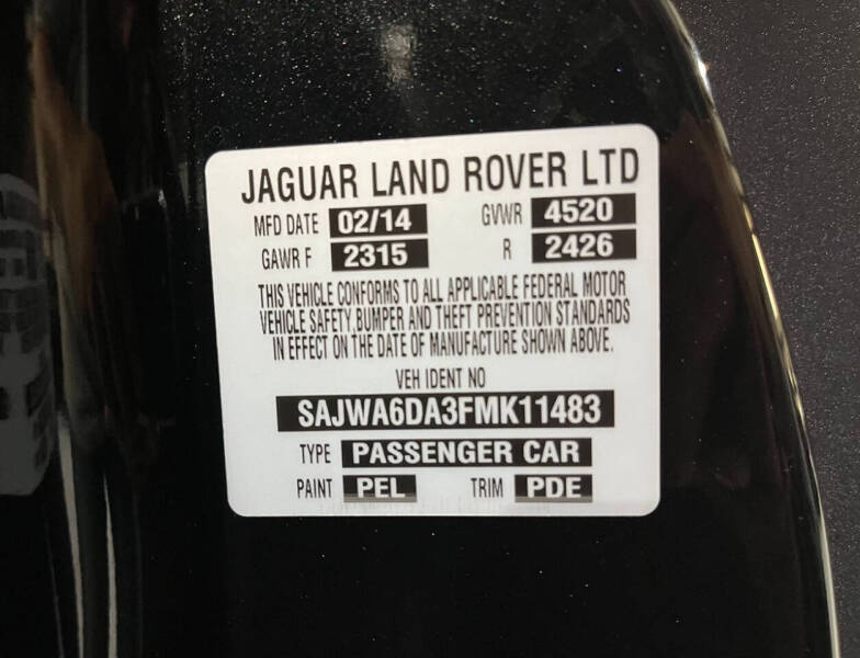 2015 Jaguar F-TYPE R