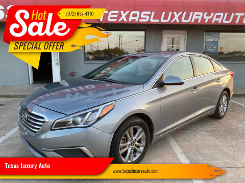 2016 Hyundai Sonata for sale at Texas Luxury Auto in Cedar Hill TX