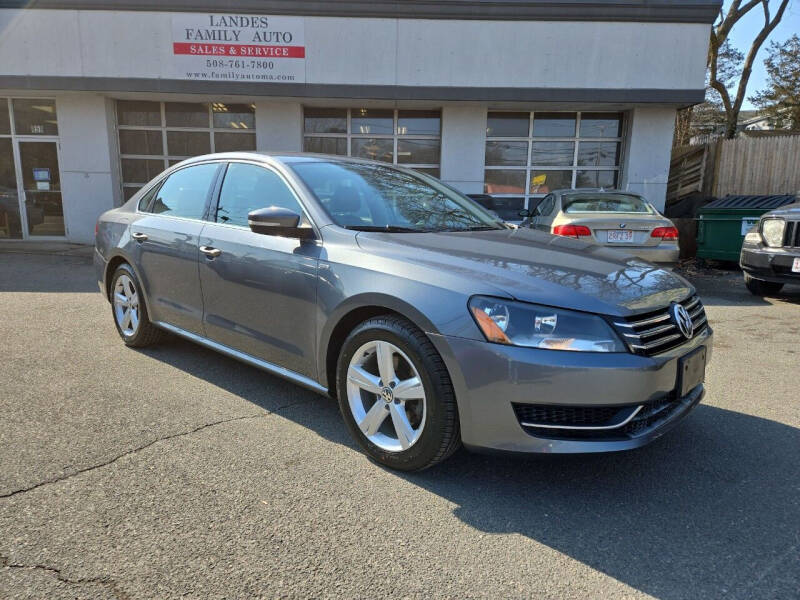 2014 Volkswagen Passat for sale at Landes Family Auto Sales in Attleboro MA