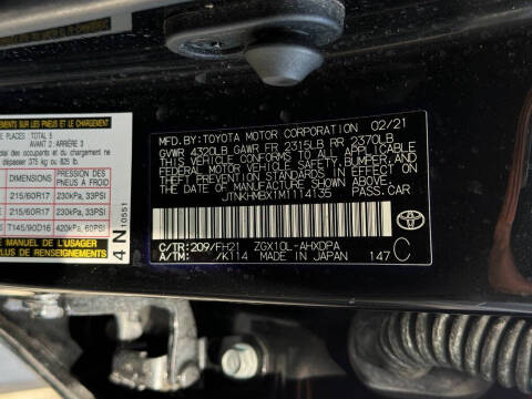 2021 Toyota C-HR XLE