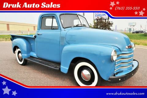 1952 Chevrolet 3100 for sale at Druk Auto Sales in Ramsey MN