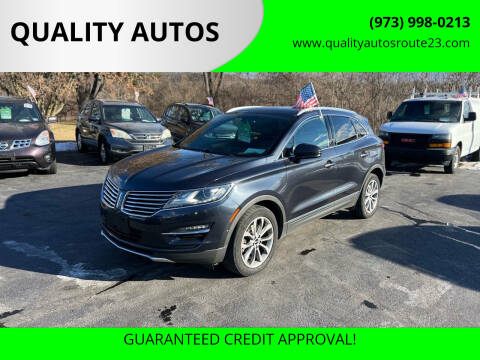 2015 Lincoln MKC for sale at QUALITY AUTOS in Hamburg NJ