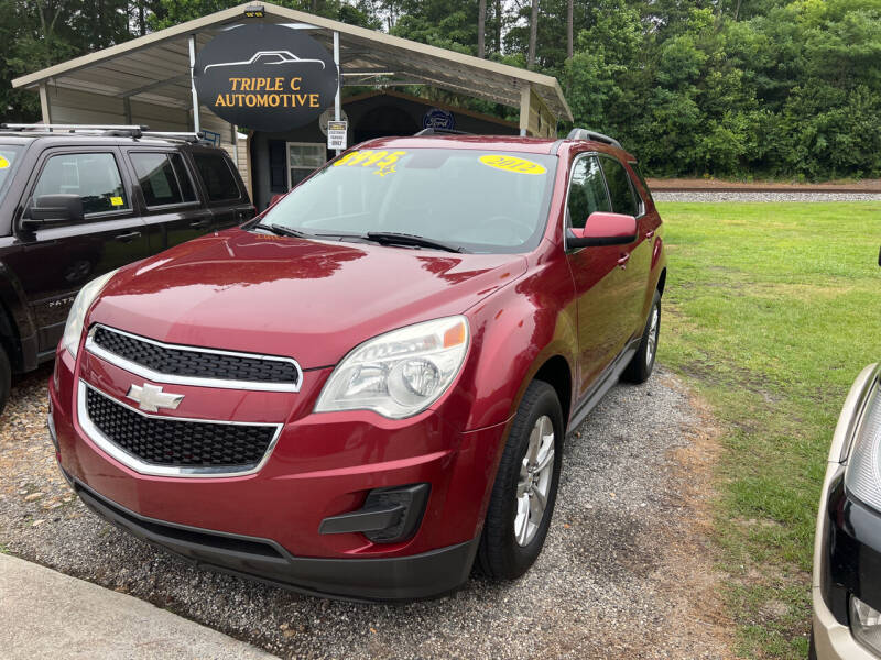 2012 Chevrolet Equinox for sale at TRIPLE C AUTOMOTIVE in Anderson SC