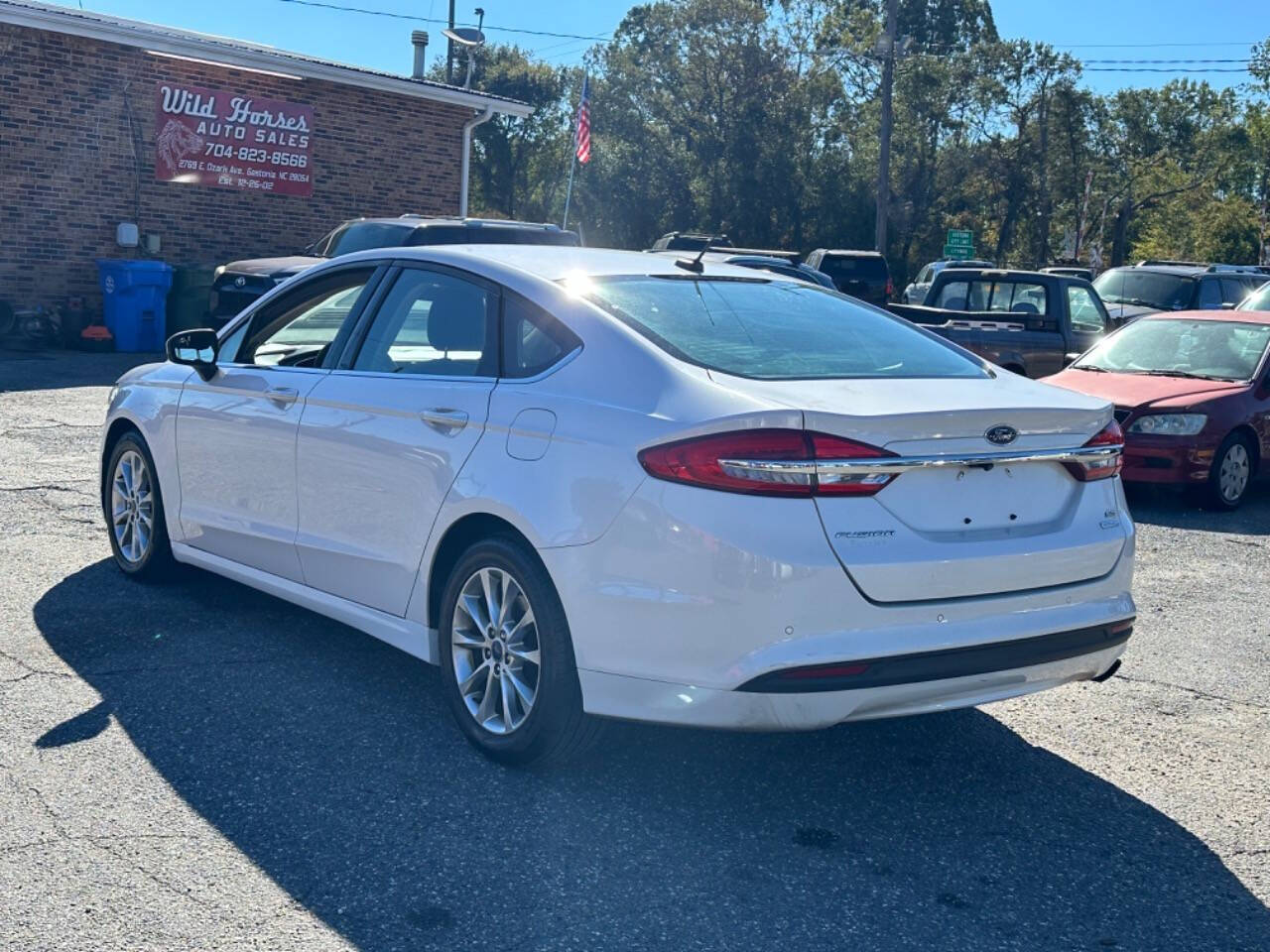 2017 Ford Fusion for sale at Wild Horses Auto Sales in Gastonia, NC