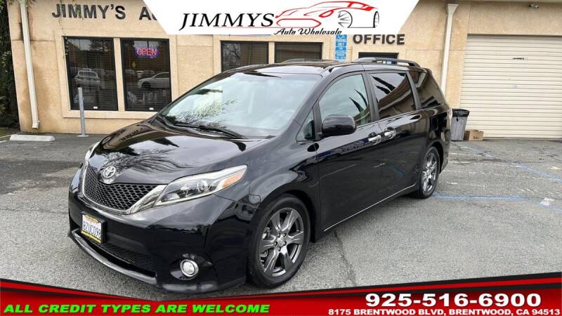 2017 Toyota Sienna for sale at JIMMY'S AUTO WHOLESALE in Brentwood CA