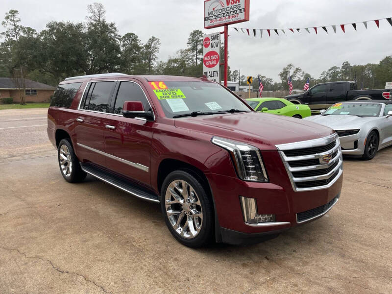 2016 Cadillac Escalade ESV for sale at VSA MotorCars in Cypress TX