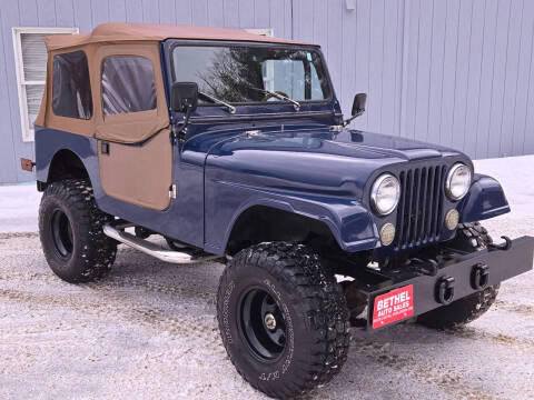 1980 Jeep CJ-7 for sale at Bethel Auto Sales in Bethel ME