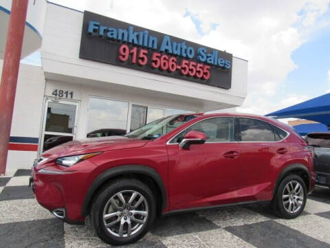 2015 Lexus NX 200t for sale at Franklin Auto Sales in El Paso TX