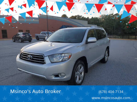 2008 Toyota Highlander Sport