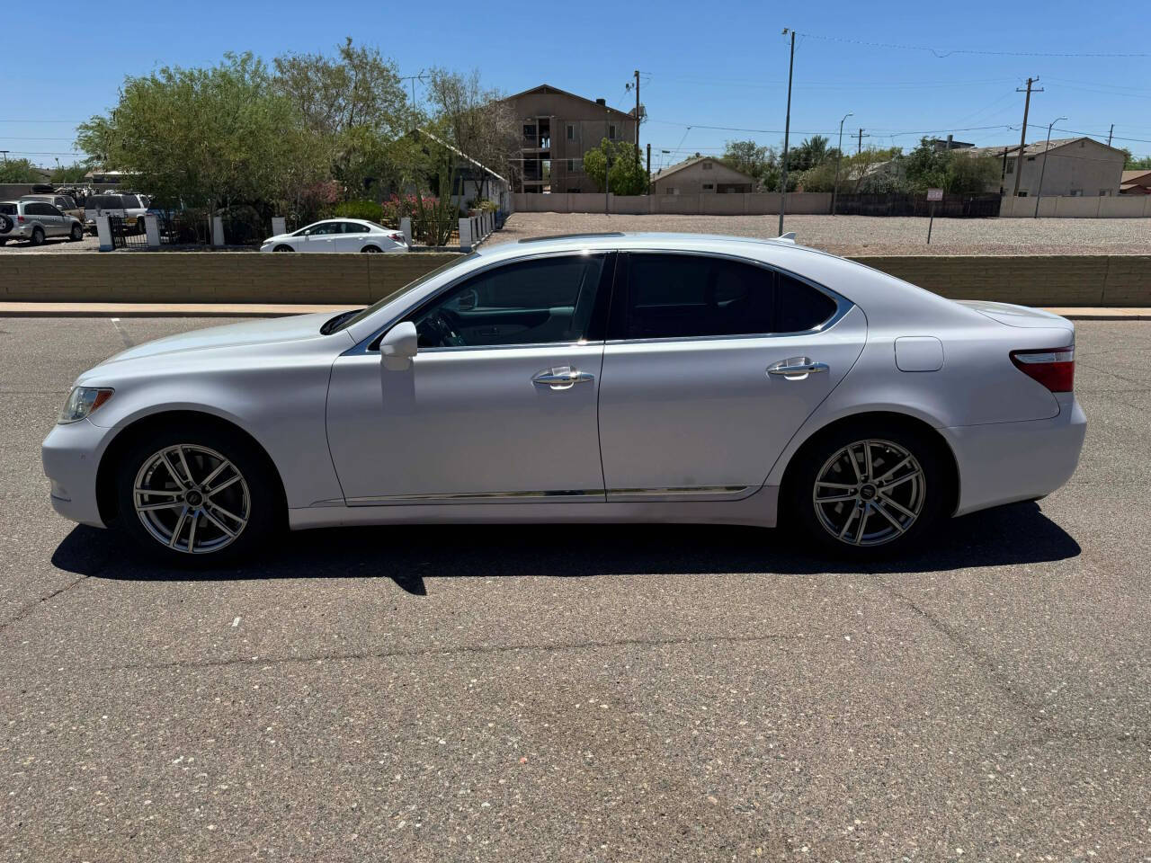 White 2008 Lexus LS 460 Base 4dr Sedan 2