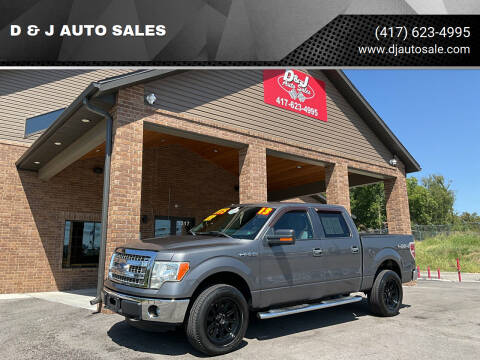 2013 Ford F-150 for sale at D & J AUTO SALES in Joplin MO