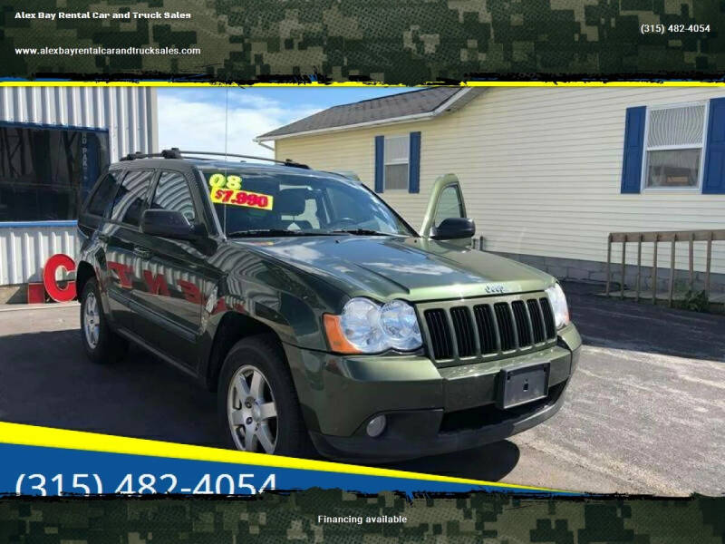 2008 Jeep Grand Cherokee for sale at Alex Bay Rental Car and Truck Sales in Alexandria Bay NY