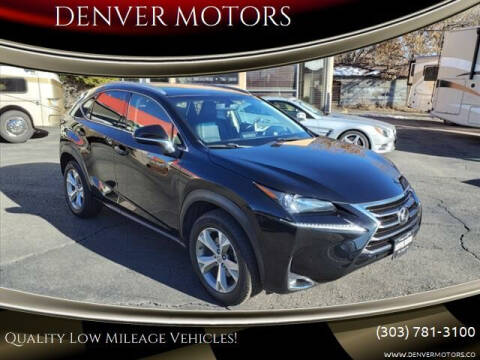 2017 Lexus NX 200t for sale at DENVER MOTORS in Englewood CO