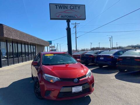 2015 Toyota Corolla for sale at TWIN CITY AUTO MALL in Bloomington IL