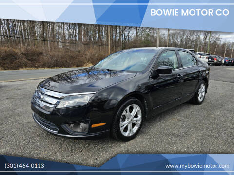 2012 Ford Fusion for sale at Bowie Motor Co in Bowie MD