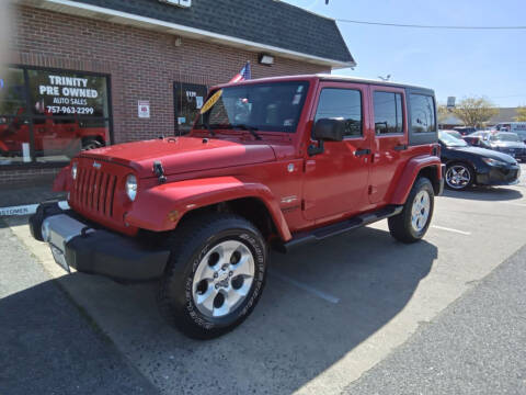 2015 Jeep Wrangler Unlimited for sale at Bankruptcy Car Financing in Norfolk VA