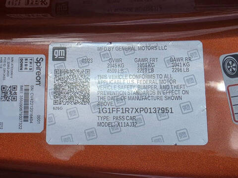 2023 Chevrolet Camaro