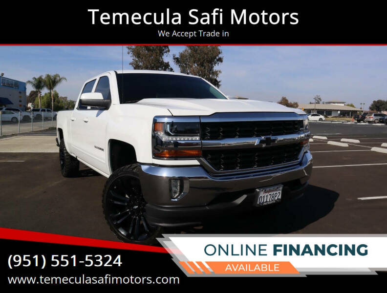 2018 Chevrolet Silverado 1500 for sale at Temecula Safi Motors in Temecula CA