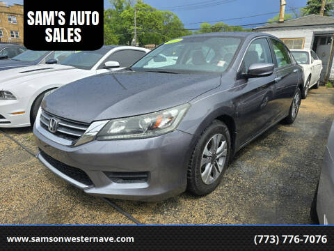 2013 Honda Accord for sale at SAM'S AUTO SALES in Chicago IL