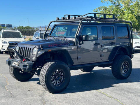 2017 Jeep Wrangler Unlimited for sale at UTAH AUTO EXCHANGE INC in Midvale UT