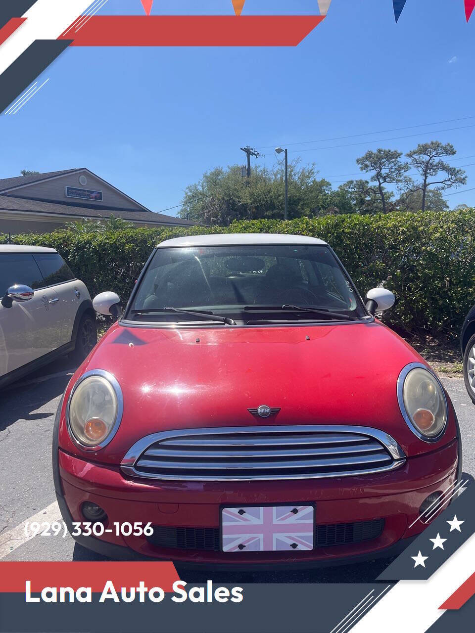 Red 2010 MINI Cooper Base Base 2dr Hatchback 1