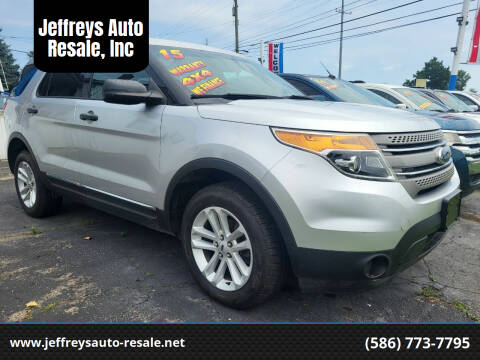 2015 Ford Explorer for sale at Jeffreys Auto Resale, Inc in Clinton Township MI