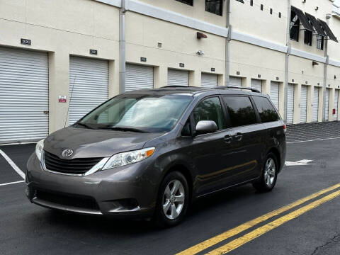 2012 Toyota Sienna for sale at IRON CARS in Hollywood FL