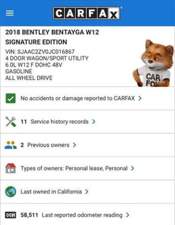 2018 Bentley Bentayga Onyx Edition