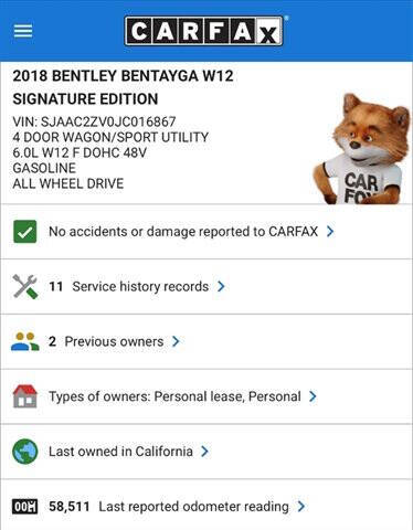 2018 Bentley Bentayga Onyx Edition