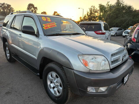 2003 Toyota 4Runner for sale at 1 NATION AUTO GROUP in Vista CA