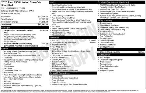 2020 RAM 1500 Limited