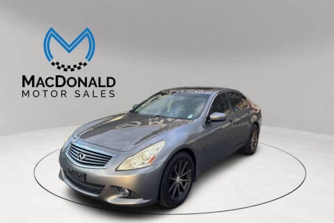 2013 Infiniti G37 Sedan for sale at MacDonald Motor Sales in High Point NC