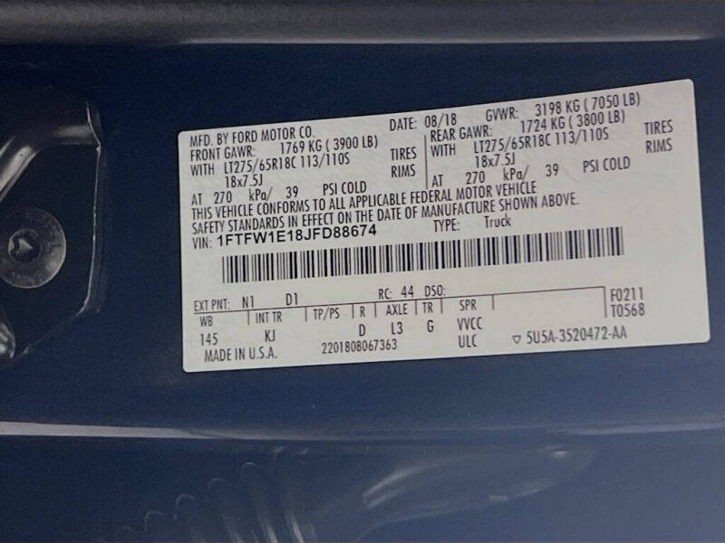 2018 Ford F-150