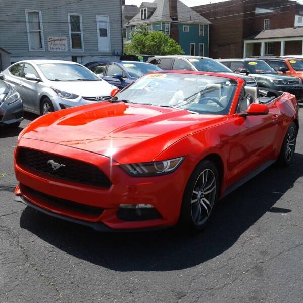 2015 Ford Mustang for sale at Signature Auto Group in Massillon OH