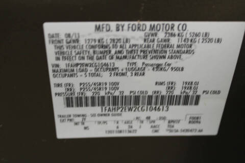 2012 Ford Taurus SEL