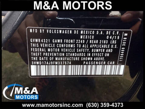 2015 Volkswagen Jetta