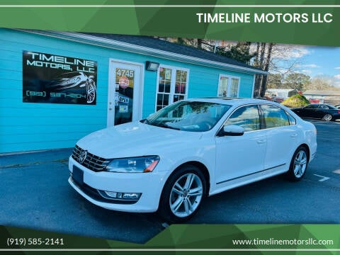 2014 Volkswagen Passat for sale at Timeline Motors LLC in Clayton NC