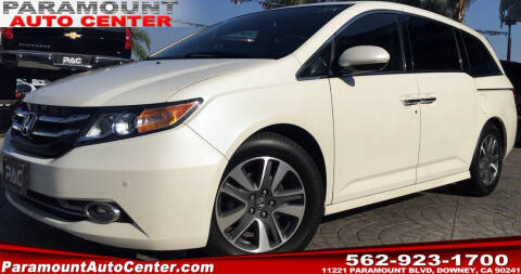 2016 Honda Odyssey for sale at PARAMOUNT AUTO CENTER in Downey CA