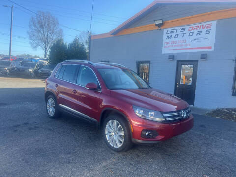 2015 Volkswagen Tiguan for sale at Let's Drive Motors in Charlotte NC