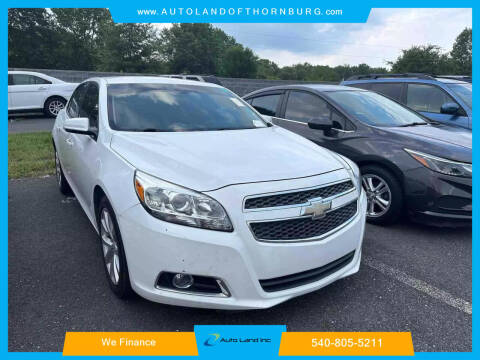 2013 Chevrolet Malibu for sale at Auto Land of Thornburg in Spotsylvania VA