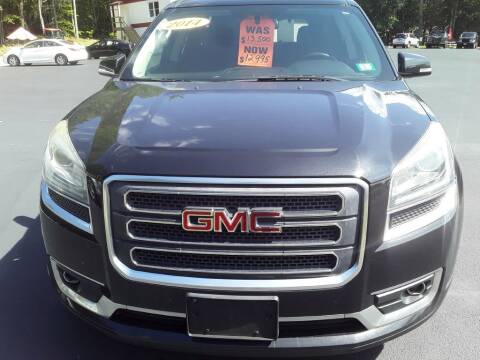 2014 GMC Acadia for sale at A-1 AUTO REPAIR & SALES in Chichester NH