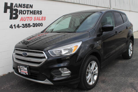 2019 Ford Escape for sale at HANSEN BROTHERS AUTO SALES in Milwaukee WI