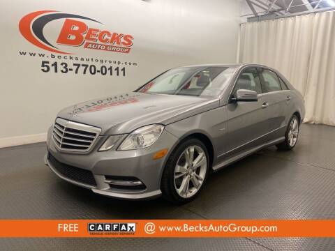2012 Mercedes-Benz E-Class for sale at Becks Auto Group in Mason OH