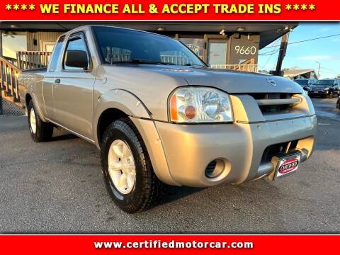2002 Nissan Frontier for sale at CERTIFIED CAR CENTER in Fairfax VA