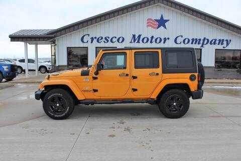 2012 Jeep Wrangler Unlimited for sale at Cresco Motor Company in Cresco IA