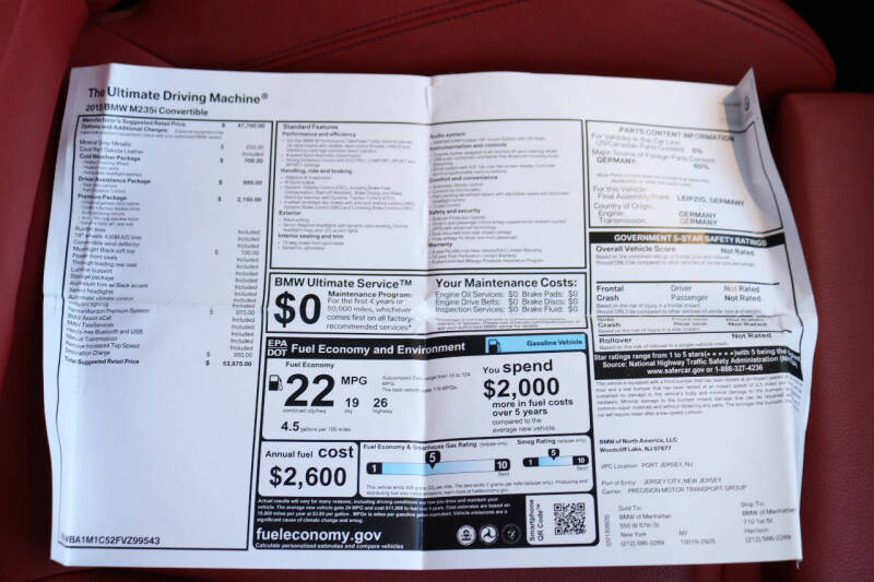 2015 BMW 2 Series M235i