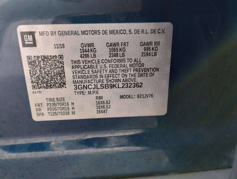 2019 Chevrolet Trax LT